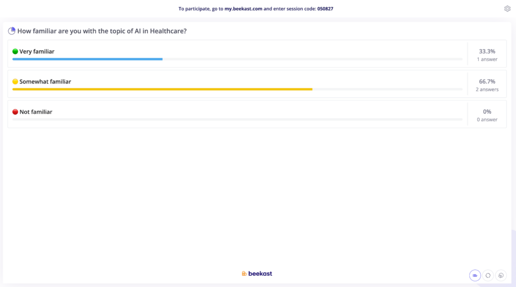 Panel session survey and poll