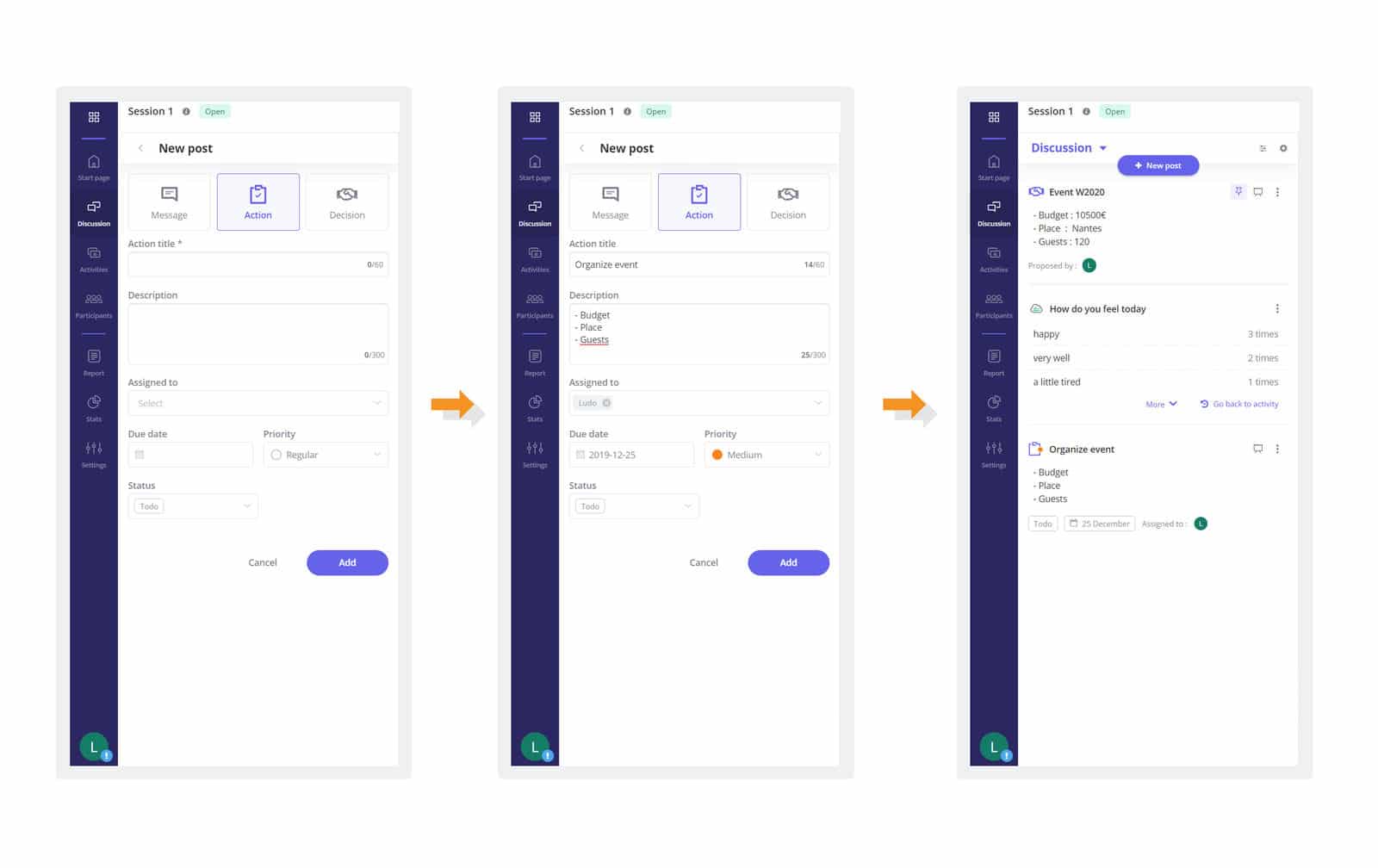With Beekast, IDA becomes a given at all your meetings