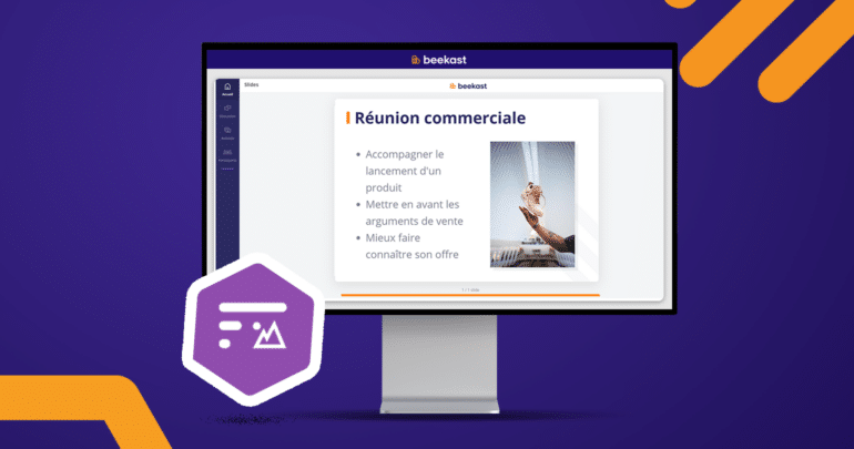 Beekast permet de créer des slides et de les modifier