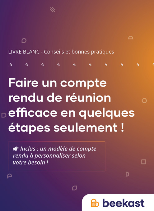 Livre blanc - Compte rendu de réunion