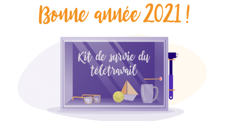 Image : kit de survie du télétravail 2021