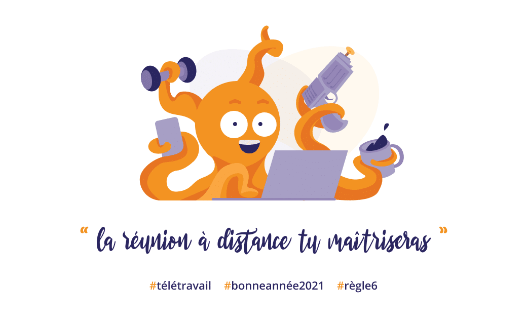 Image : kit de survie du télétravail 2021 - la réunion à distance tu maîtriseras