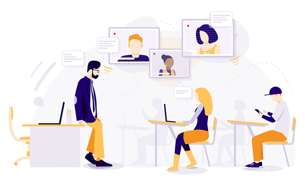 Image: Virtual Classroom with Beekast