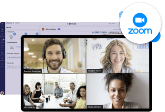 La visioconférence Zoom est connectée à Beekast