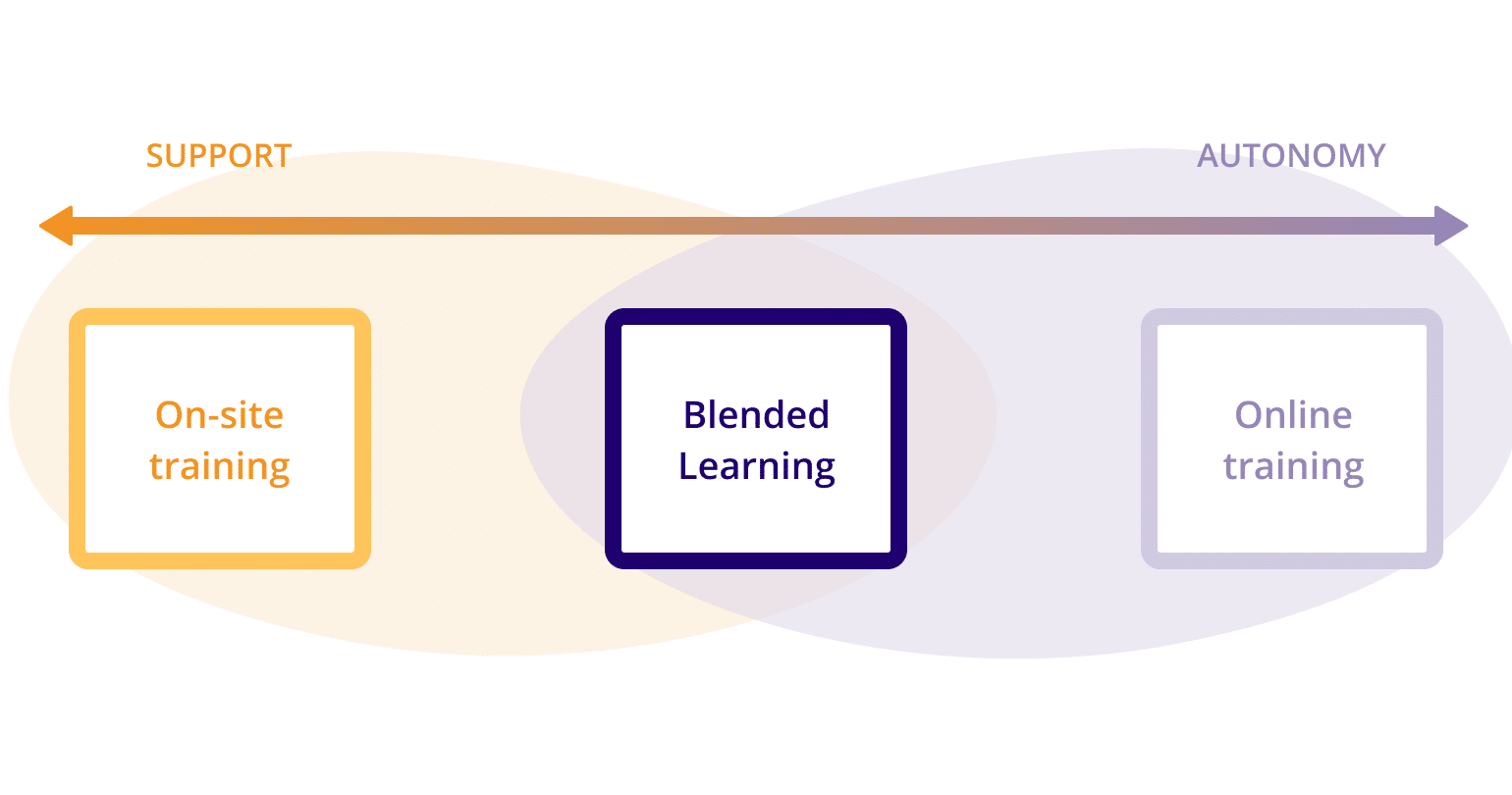 Visuel blended learning