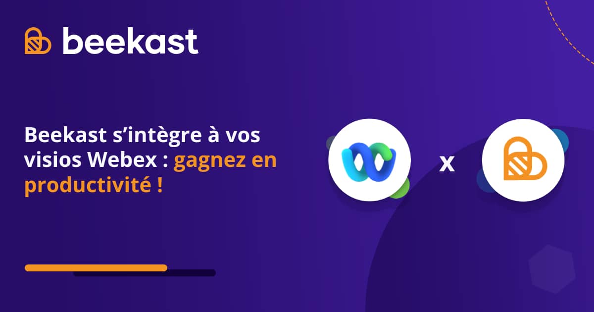 L’intégration Beekast x Webex est désormais disponible !