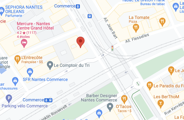 localisation bureaux Nantes