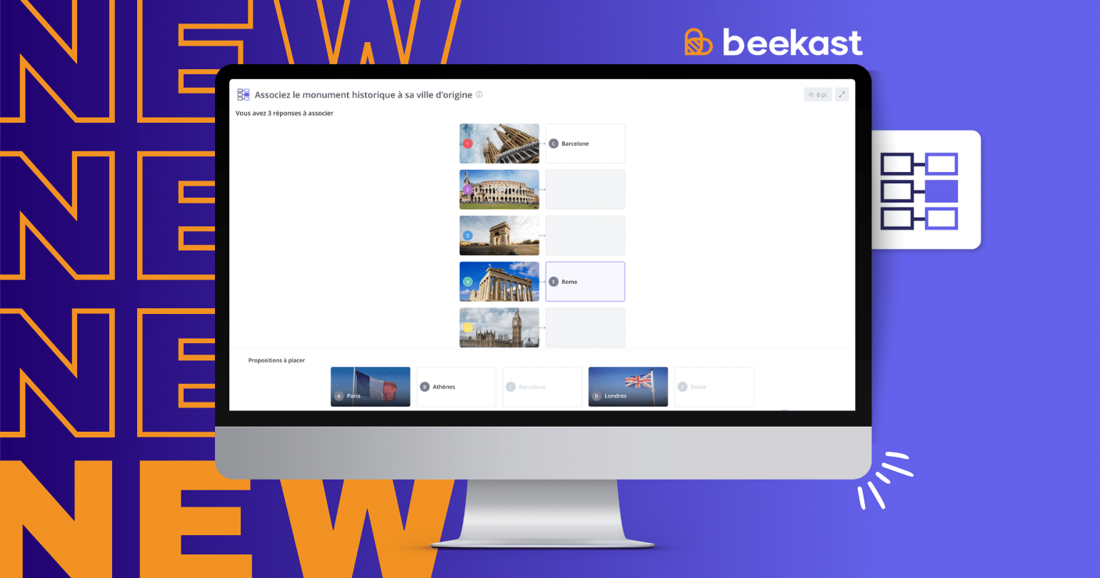 Beekast launches its new interactive "Association" activity for engaging and memorable training