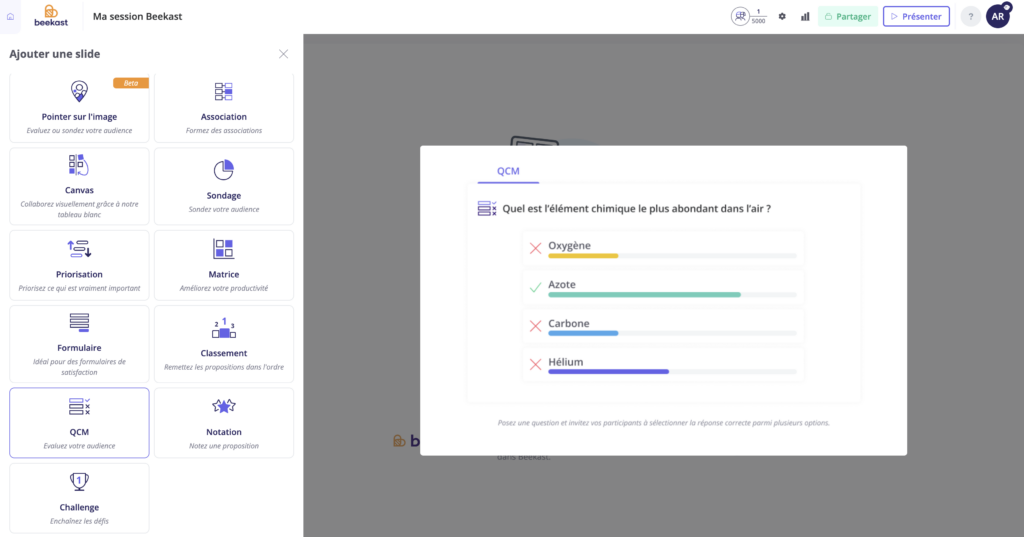 1. QCM : La meilleure solution pour le coaching de groupe et les ateliers 