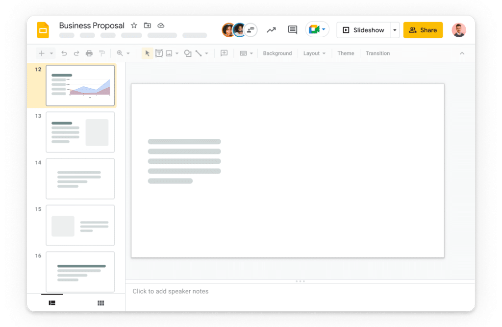 4. Google Slides: Pour créer de belles présentations visuelles