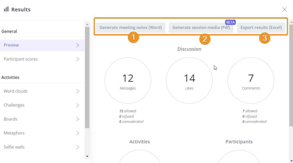 2. Beekast: For Automated Meeting Reports 
